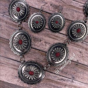 Concho Necklace that